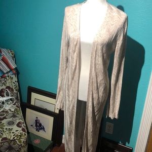 NWOT White House Black Market long cardigan duster